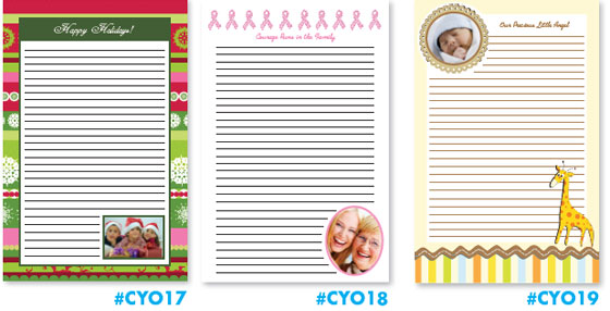 Take Notes in Style, Annual Fundraising Gala Personalized Notepad