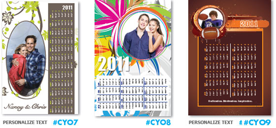 custom wall calendar